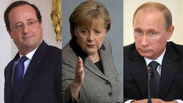 Putin, Hollande ve Merkel'den telefonda Suriye zirvesi: - "Seçimler barışa engel değil"