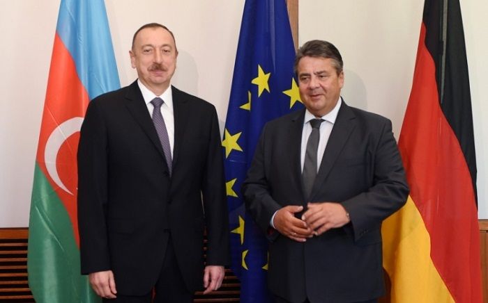 Azerbaijani president meets with German vice-chancellor