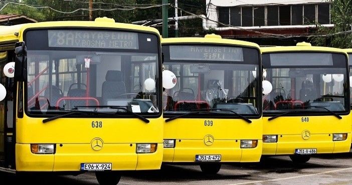 İstanbul'un otobüsleri Saraybosna'da