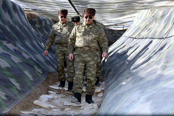 Defense Minister visited military units on frontline - PHOTOS