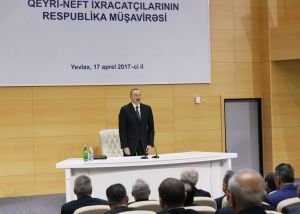 Ilham Aliyev chairs republican conference of non-oil exporters