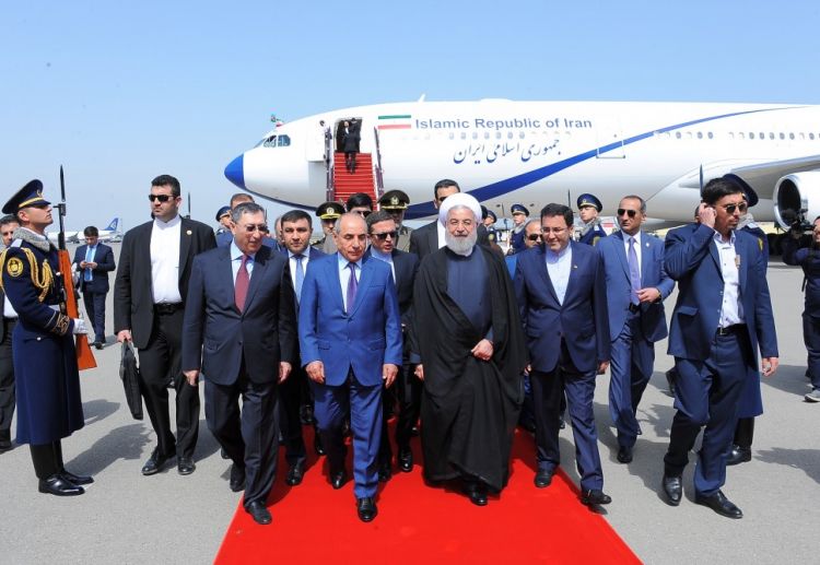 Iranian President Hassan Rouhani embarks on official Azerbaijan visit