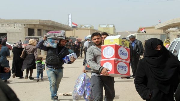 Nuevo grupo de desplazados sirios retorna desde Jordania