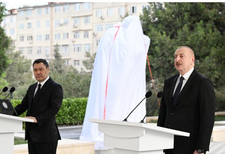 Продолжается визит президента Садыра Жапарова в Азербайджан - ФОТО