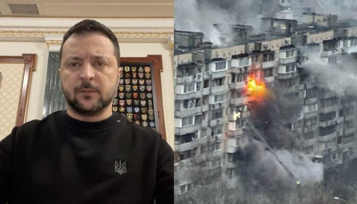 Зеленский пообещал жесткий ответ в ответ на массированный удар России