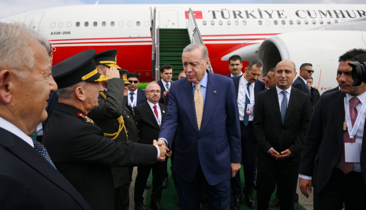 Президент Турции Реджеп Тайип Эрдоган прибыл с визитом в Азербайджан