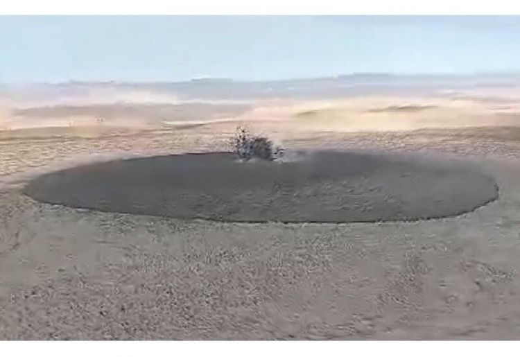 Извержение вулкана в Баку